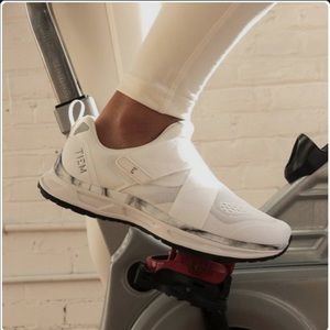 Tiem white marble slipstream spin shoes